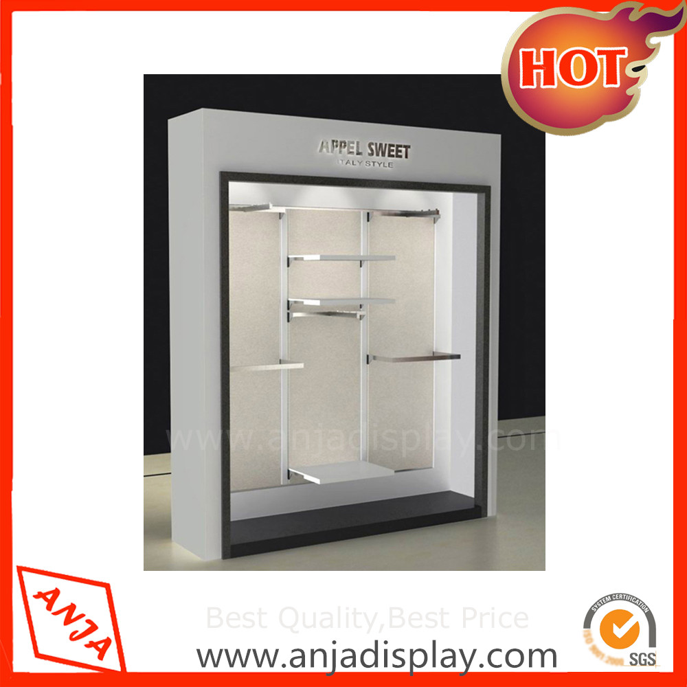 Wooden clothing display stand