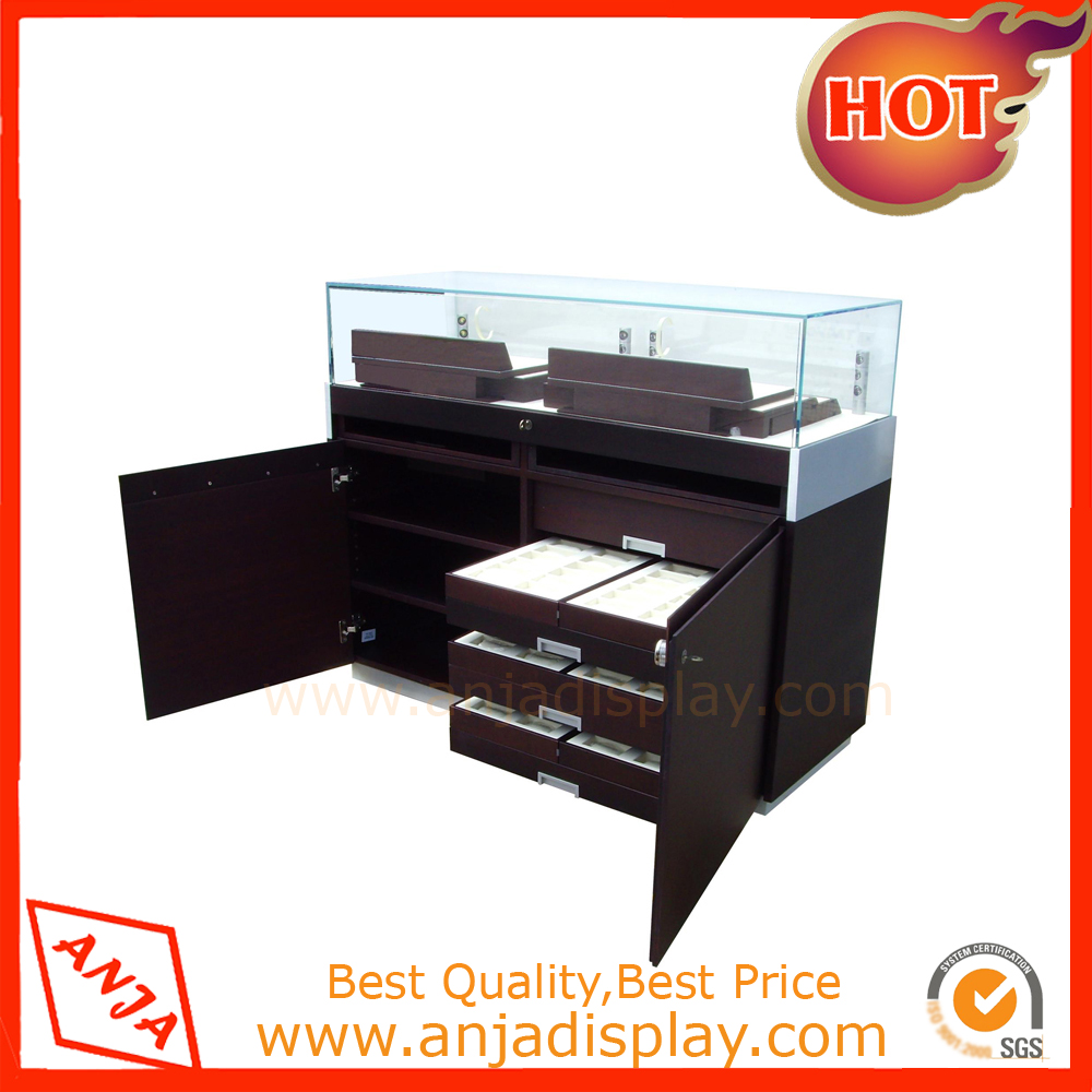 Wooden display cabinet