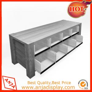 Wooden display counter