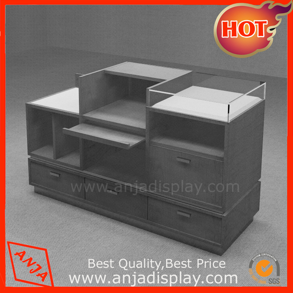 Wooden display counter