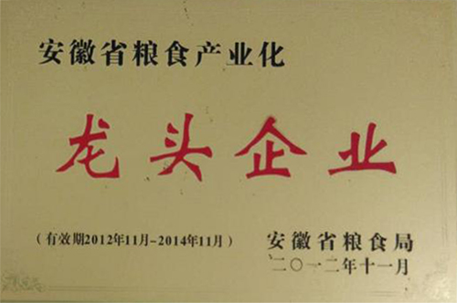 安徽省粮食产业化龙头企业