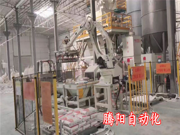 双线双爪砂浆码垛机器人