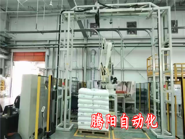 pp颗粒自动拆包投料机械手 pp颗粒自动拆包投料机械手