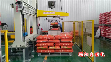 占地面积蕞小的坐标码垛机杂粮大米自动码垛