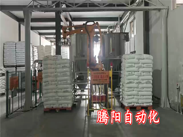无纺布原料拆包投料机器人