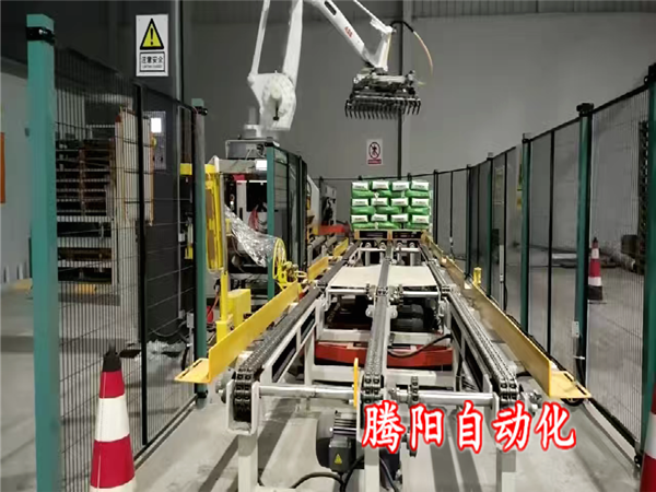 砂漿碼垛機器人纏繞機