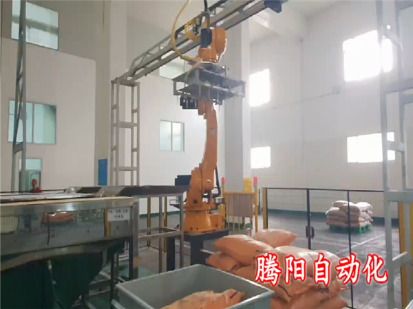 食品添加剂拆包投料机器人让生产更洁净更智能品质保障一步到位