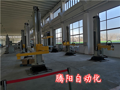 小型立柱码垛机面粉双线码垛