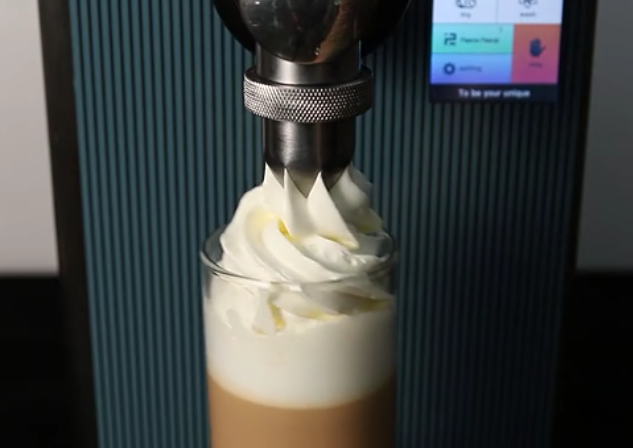whipping cream machine