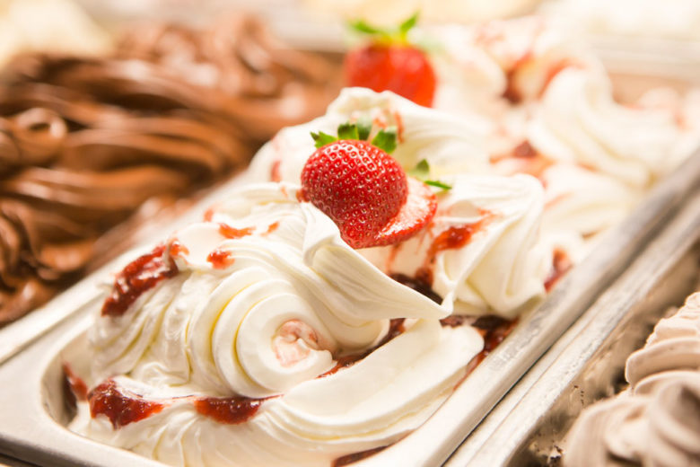 Italian gelato ice cream