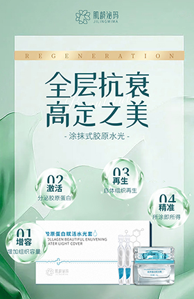 化妆品海报医美海报易拉宝宣传单