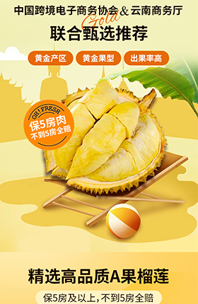 生鲜水果榴莲详情页
