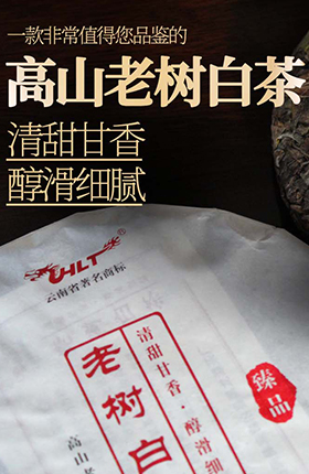 白茶详情页养生茶叶食品饮料