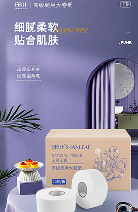 卫生纸餐巾纸百货产品详情页