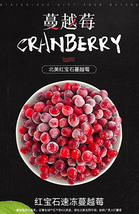 水果生鲜农产品蔓越莓