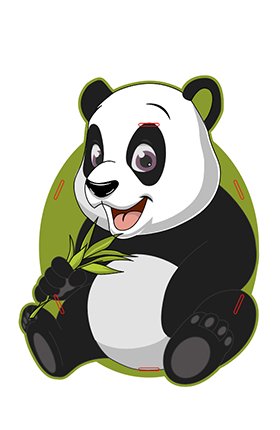 卡通图案绘制矢量图印刷图重绘