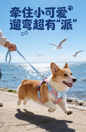 宠物胸背宠物用品牵引绳