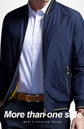 男装夹克外套衣服服装详情页