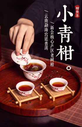 茶叶陈皮普洱养生茶