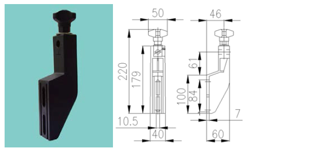 suide rail brackets
