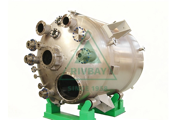 Titanium jacketed reactor