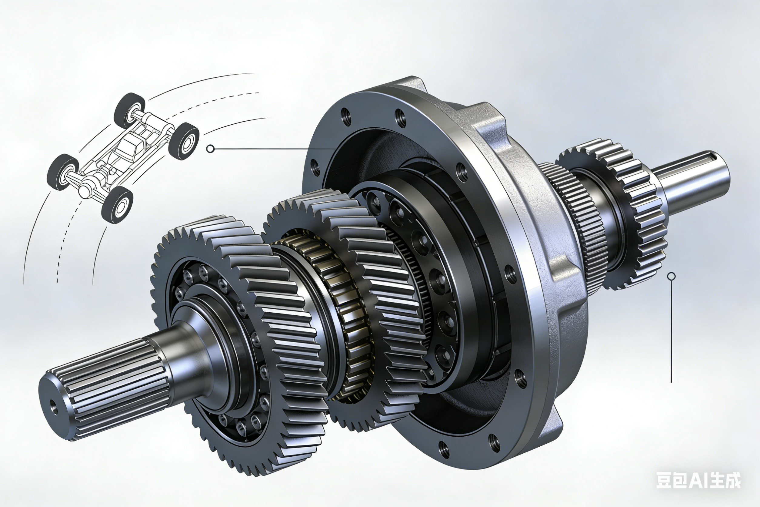 慧荣技术观 | 车辆原地掉头差速器设计探讨