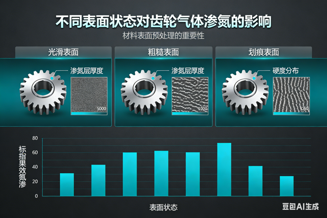 慧荣技术观 | 不同表面状态对齿轮气体渗氮的影响