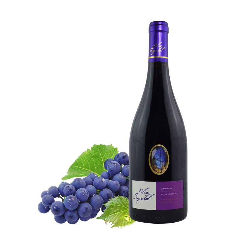 蓝晶珍藏西拉红葡萄酒