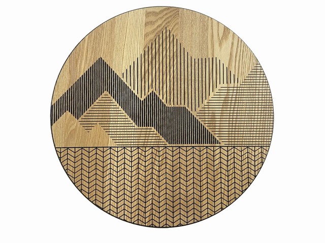 PRINTED WOOD VENEER PLACEMAT