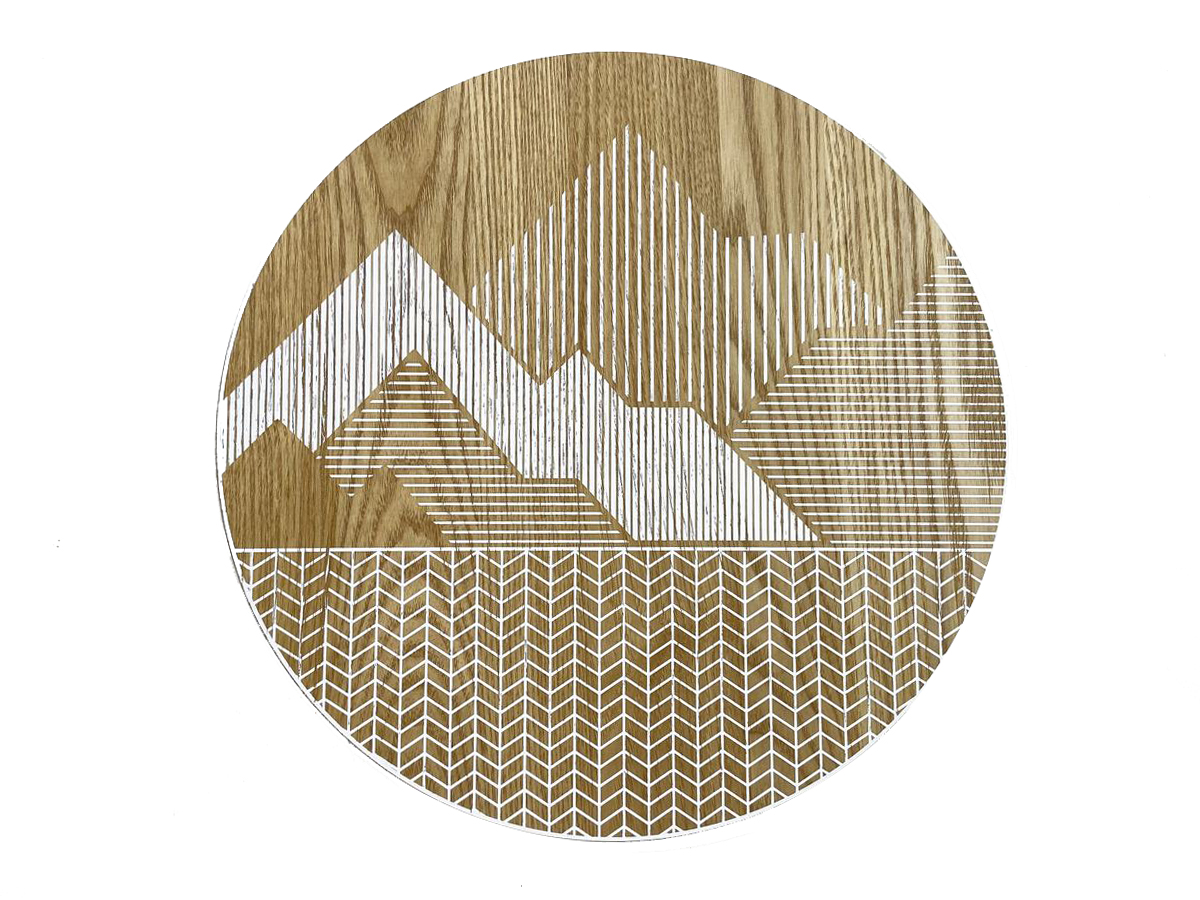 PRINTED WOOD VENEER PLACEMAT
