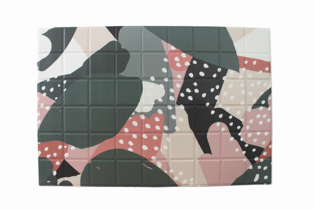 COATED COTTON/EVA FABRIC  EMBOSSED WITH PRINTING