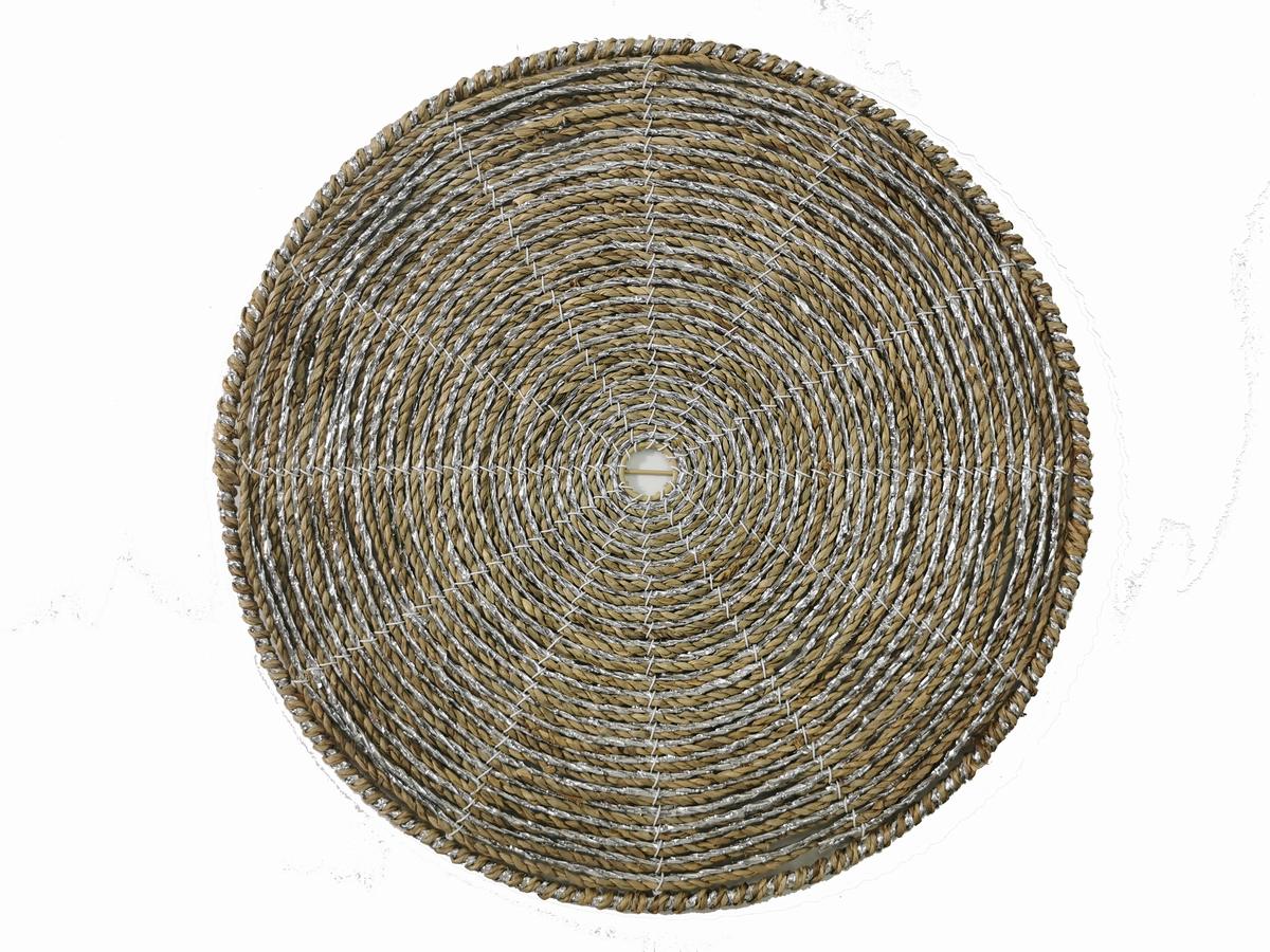 HAND MADE SEA GRASS PM WITH GLITTERS