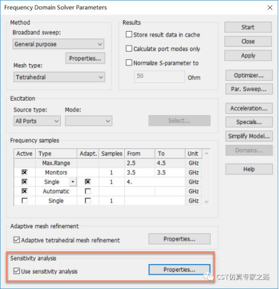 SAM多物理场滤波器CST仿真实例