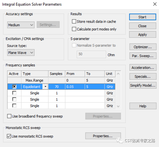 球体RCS计算 - 金属球的单站RCS【CST软件分析】