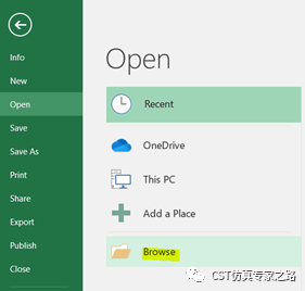 CST如何导出和查看farfield远场数据 --- ffs，txt，csv