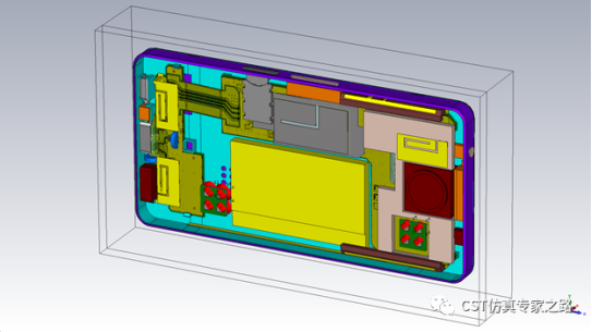 TLM算法仿真5G毫米波手机天线和整机
