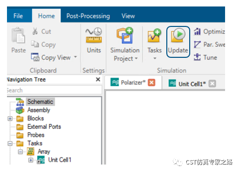 CST软件优化超表面--- 偏振片- 线圆极化转换，天线阵任务，远场算轴比AR