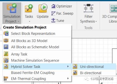 CST的MIMO系统与环境分析 --- 信道冲击响应CIR，混合TLM+A求解器