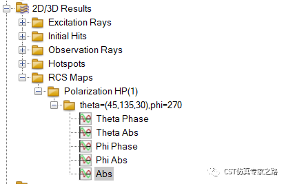 CST软件的UAV无人机RCS --- 单站，多角单频，A求解器