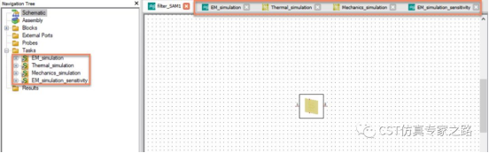 SAM多物理场滤波器CST仿真实例