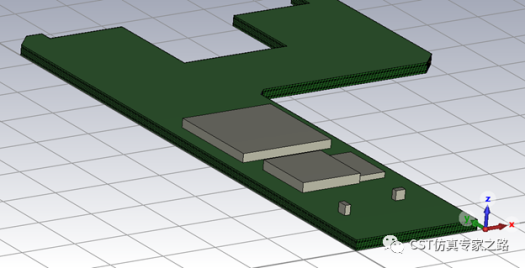 PCB热仿真1---元件热源_CST仿真案例