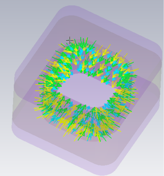 线圈中的洛伦兹力仿真