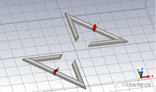 CST电磁模拟三角偶极子天线（下）MIMO系统, 包络相关系数ECC和分集增益DG
