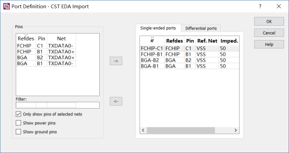 CST软件芯片封装S参数提取方法