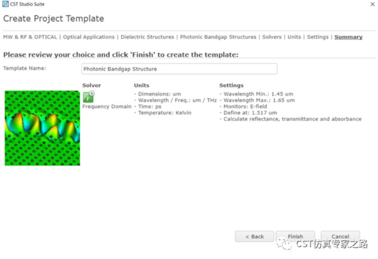CST光频的传输线——反射率，透射率，吸收率仿真