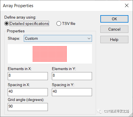 CST圆极化贴片天线阵列 --- 频域F-solver， 领域分解法 DDM