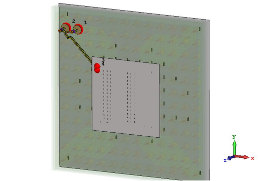 CST软件芯片封装S参数提取方法