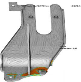 基于 ABAQUS 的离合器液压工作缸支架断裂分析及优化