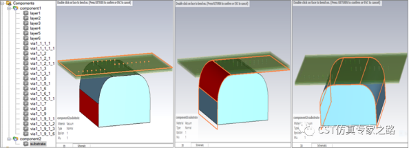 CST如何对多层板（FPC）进行弯折？