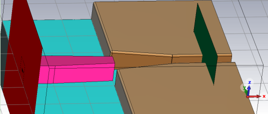 CST表面等离子极化激元SPP --- 光脊波导与缝隙波导的转换